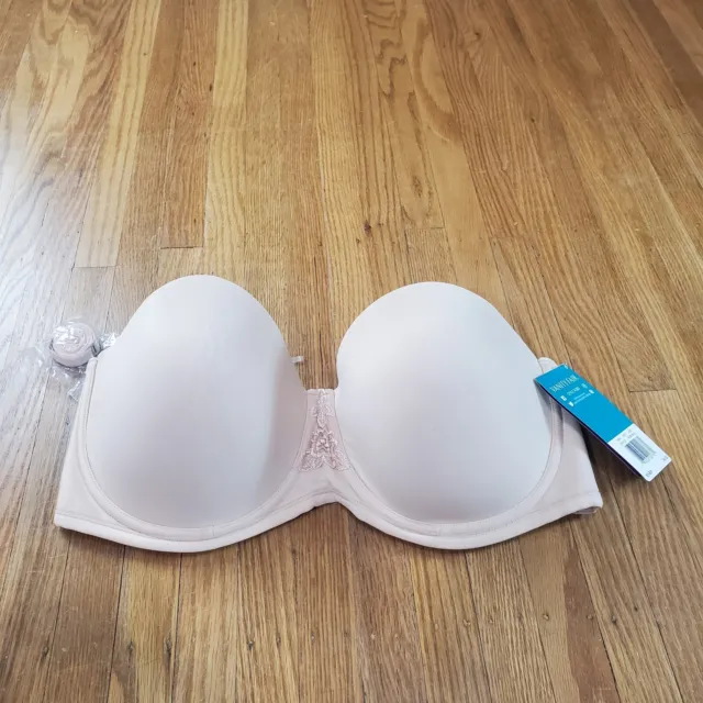 Vanity Fair Beauty Back Underwire Smoothing Strapless Bra 34C Rose
