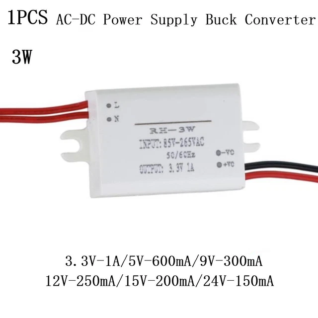 Pratico Attrezzatura Elettrica Convertitore Step-Down AC-DC 12 V Convertitore Down