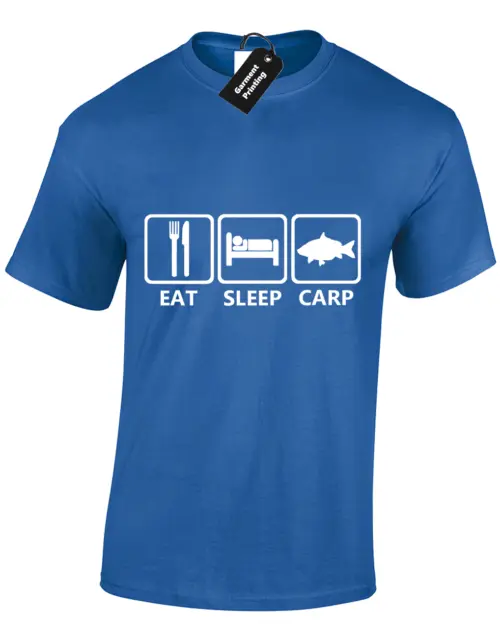 Maglietta Eat Sleep Carp Bambini Bambini Top Pesca Pesca Pesca Pescatore Idea Regalo 7