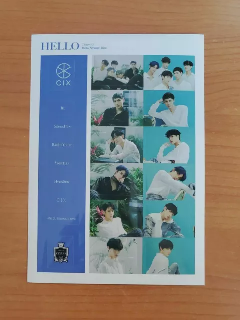 K-Pop Cix Chapter 3 Hello, Strange Time Official Sticker