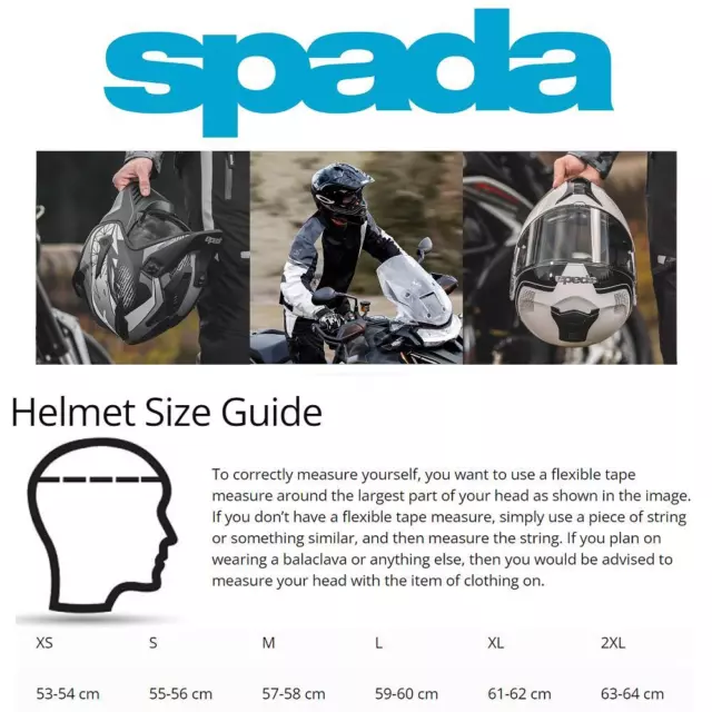 Spada Reveal Flip Front Motorcycle Helmet Plain Modular Touring Flip Up Lid 2