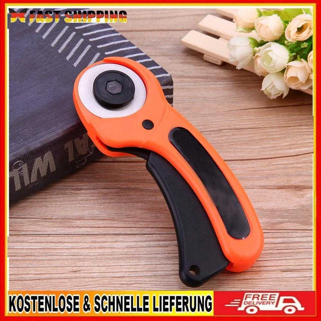 Tuch manuelle Rotierende Walze Cutter Stoff Schneiden Werkzeug Cutter Quilten Nä