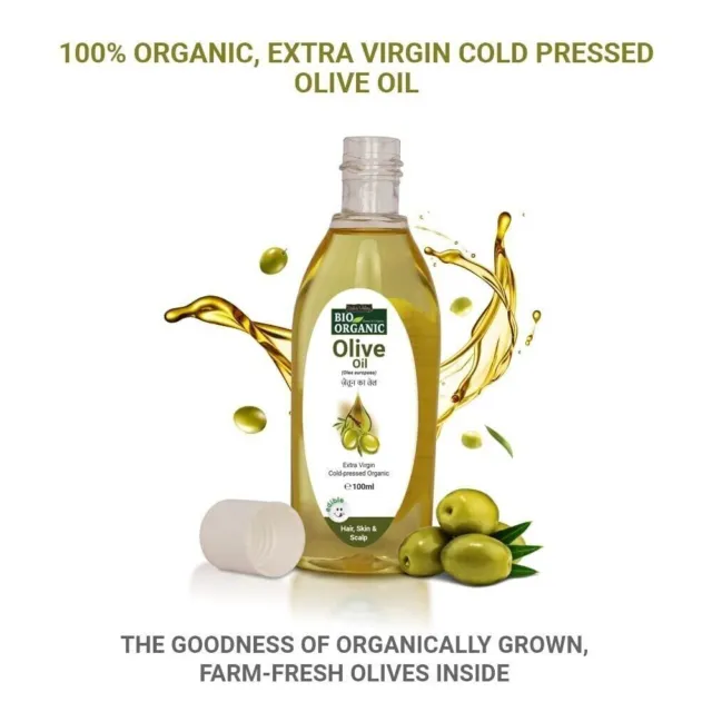 Indus Valley Bio Pure Huile de Massage d'Olive Extra Vierge Naturelle et...