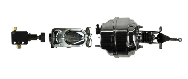 Right Stuff Detailing Master Cylinder & Booster Kit w/ Prop Valve J80011501