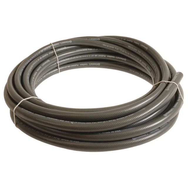 CONTINENTAL PLG03830-50 Air Hose,3/8" ID x 50 ft.,Gray