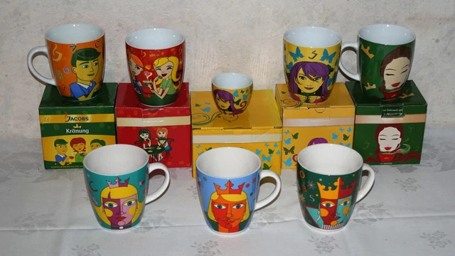 RITZENHOFF FÜR JACOBS Krönung Kaffeetasse Becher Edition 1-12 nach Wahl EUR 9,99
