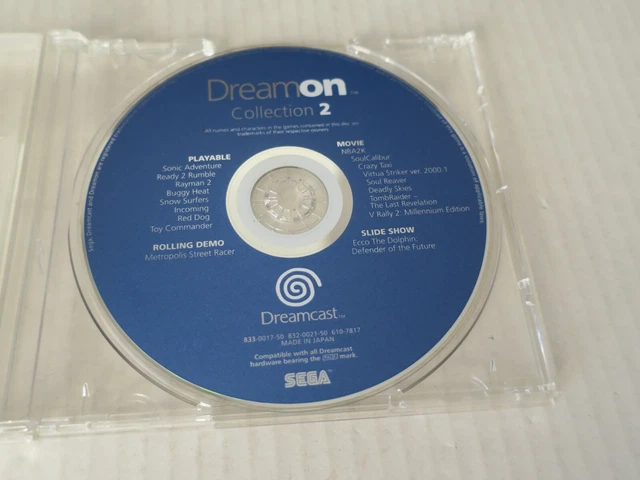 Disque Démo Vintage DreamOn Volume 15 (Sega Dreamcast - PAL) - Jeux vidéo