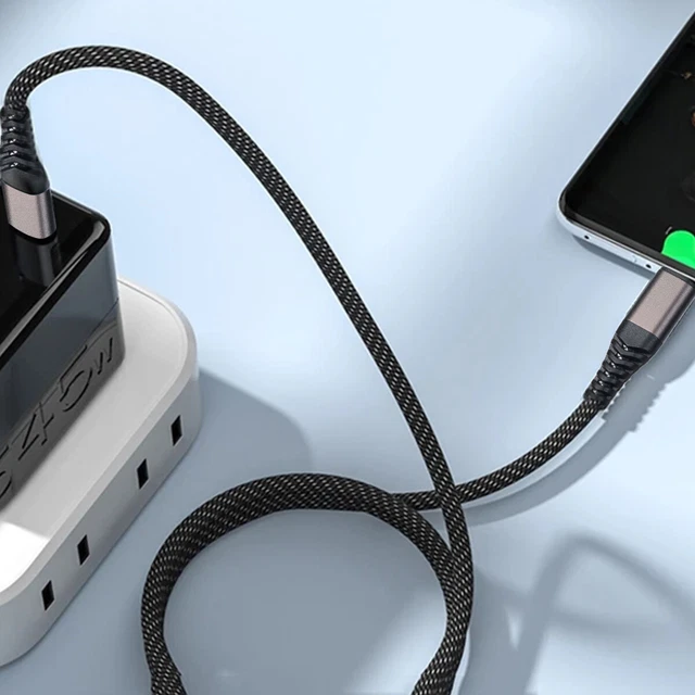 2M USB C to USB C Cable Fast Charging Charger PD 60W 3A Lead Data Sync