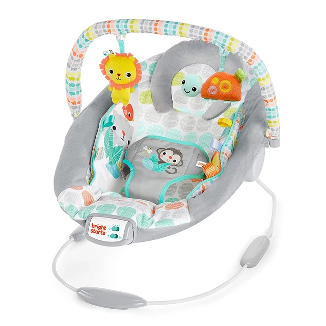 Comfy Baby Bouncer Soothing Vibrations Infant Seat - Taggies, Music, Removable-T