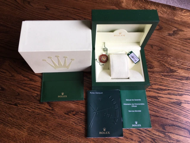 Authentic rolex watch box deals