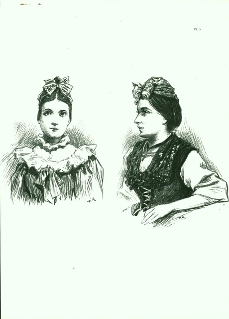 GRAVURE ANCIENNE COULEUR illustration de R Giffey enfant