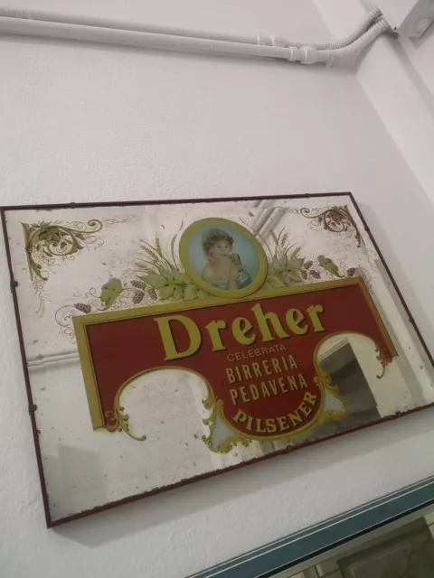 Specchio Pubblicitario Birra Dreher