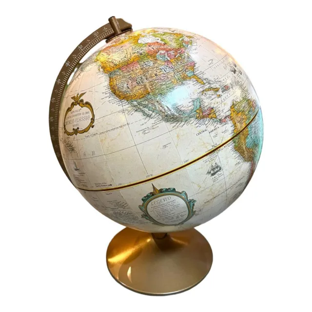 Vintage Replogle 12" Diameter Scan Globe World Classic Series
