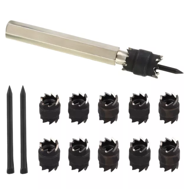 13Pcs Durable Double Sided Spot Weld Cutter Drill Bits Hex Shank Removal