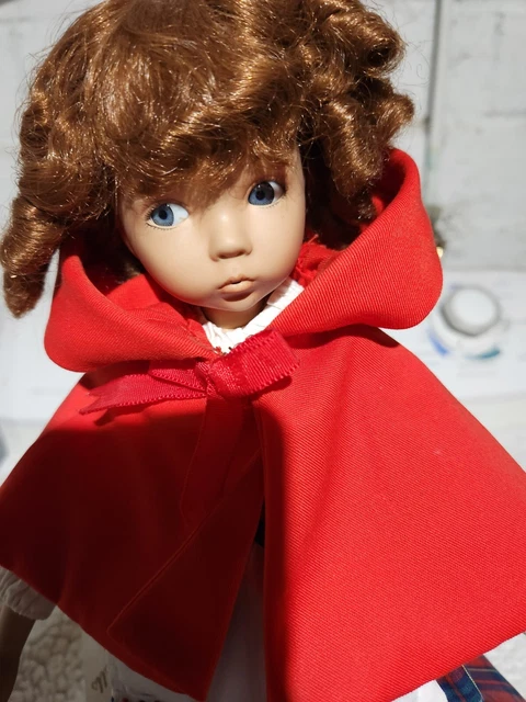 Vintage Ashton Drake Little Red Riding Hood Porcelain Doll New In Box