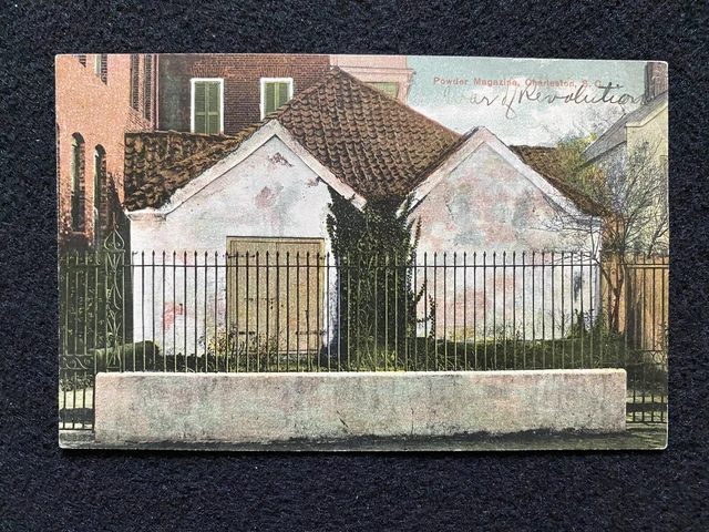 Antique Charleston South Carolina Powder Magazine Photo Postcard SC