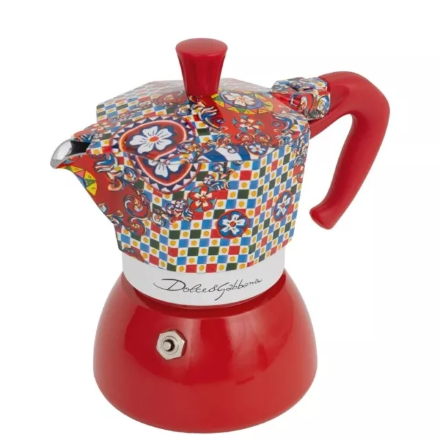 Bialetti, Moka Induction Dolce & Gabbana, Caffettiera per Induzione 4 Tazze, All