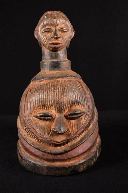 13997 African Old Gelede Helmet Mask/Helmet Mask Nigeria