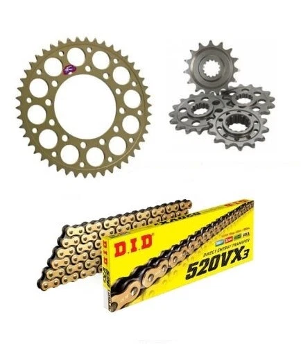 HONDA CBR600RR 09 10 11 12 Race 520 Renthal & DID VXGB Chain & Sprocket