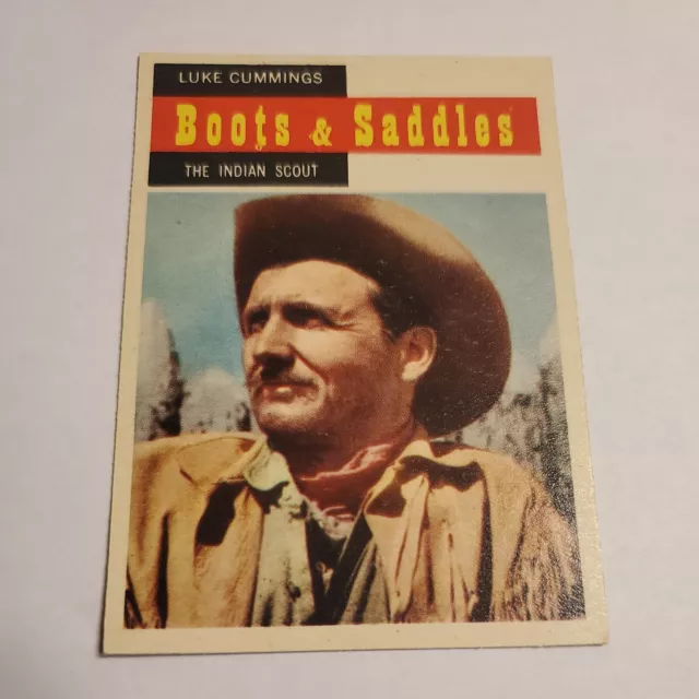1958 Topps TV Westerns Card #66 Luke Cummings The Indian Scout EX/MT