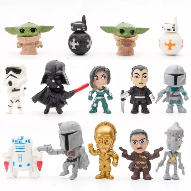 Star Wars cake topper birthday kids adults cake decoration figures toys toppers