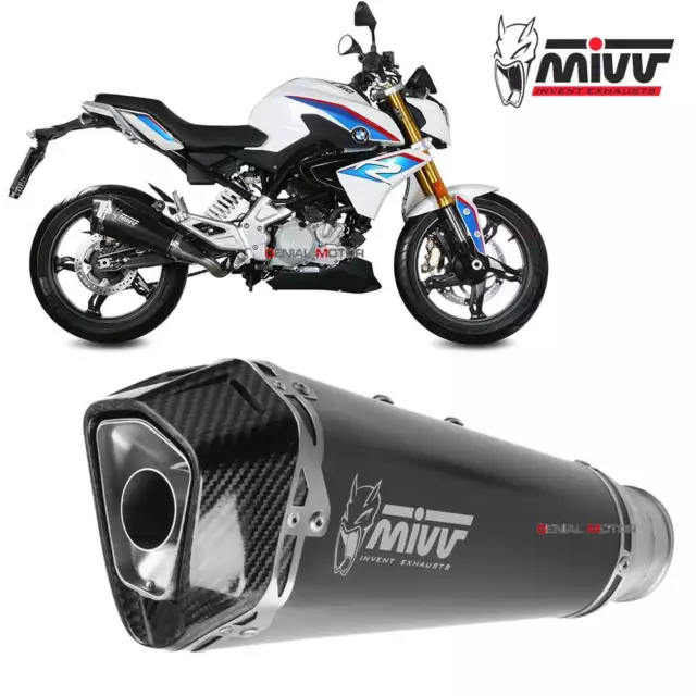 Pot D'echappament Complet MIVV Delta Race Noir Inox Noir BMW G 310 R 2018 > 2023