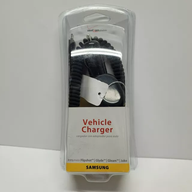 Verizon Vehicle Charger for Samsung Flipshot-Glyde-Gleam-Juke - NEW