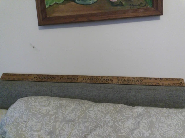 Vintage Casket Supply Company Yardstick