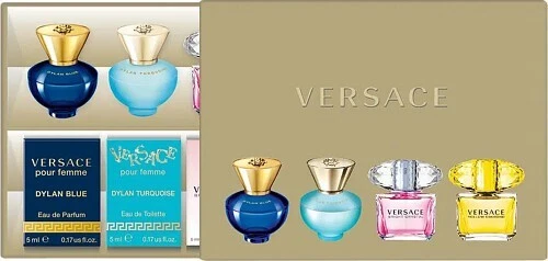 Versace Miniature Variety Trio Collection Perfume Gift Set for Women