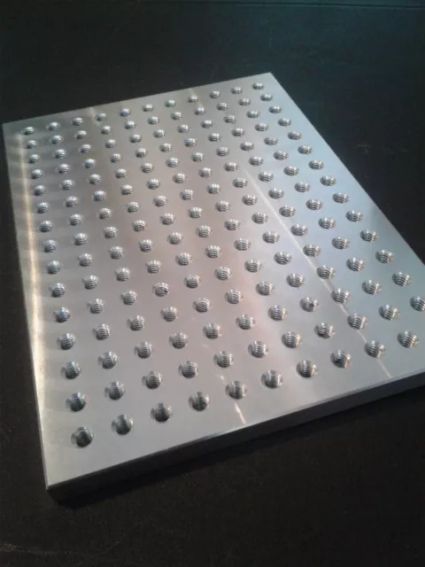 Sacrificial fixture plate or mini pallet - 6" x 8" aluminum