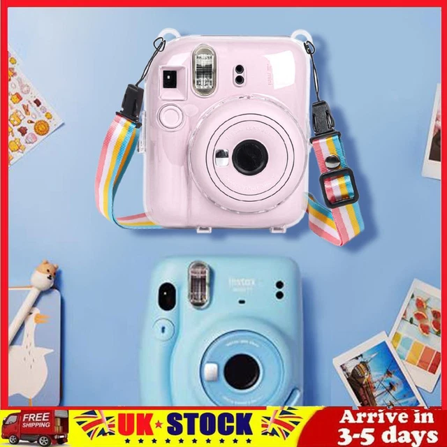 Mini Camera Case PC Crystal Storage Case Cover Shell for Fujifilm Instax Mini 12