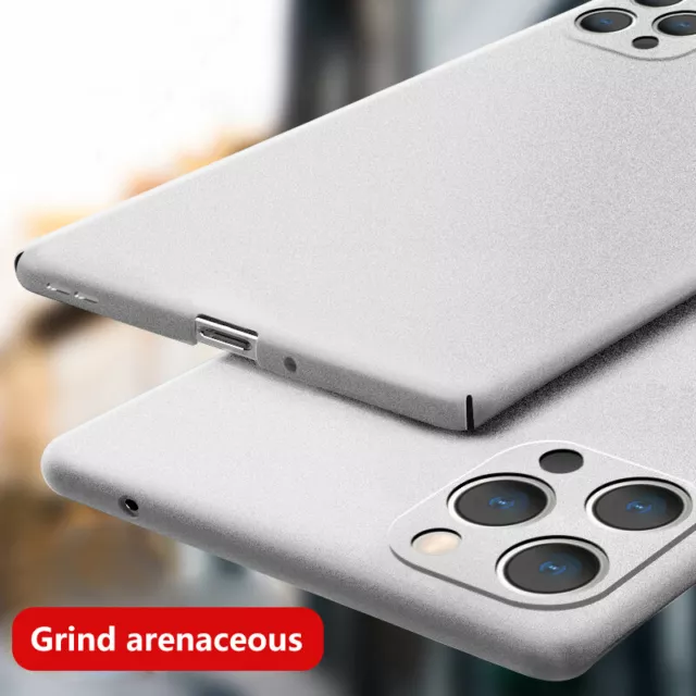 For iPhone 14 Pro Max 13 11 12 XR XS X 8 Matte Ultra-Thin Hard Phone Case Cover