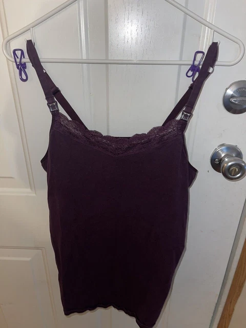Women Ladies Nursing Tank Top Size Large