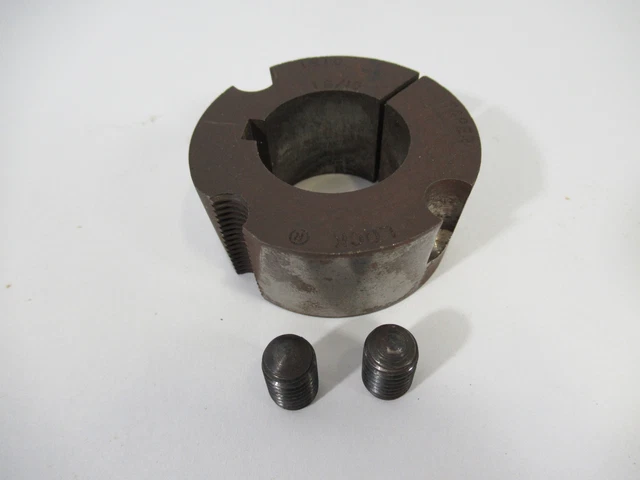 Generic 1610-1-3/16 Split Taper Lock Bushing 2-1/4" OD 1-3/16" Bore 1"L USED