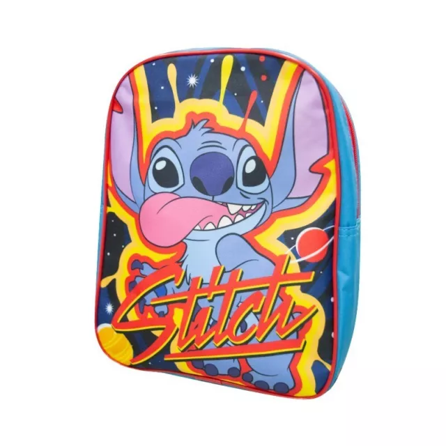 Zaino Zainetto Asilo Da Bambino Disney Stitch Borsa Scuola Tempo Libero