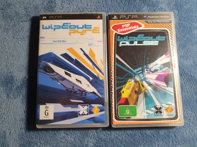 Wipeout Pure + Pulse Sony PSP Playstation Portable Game