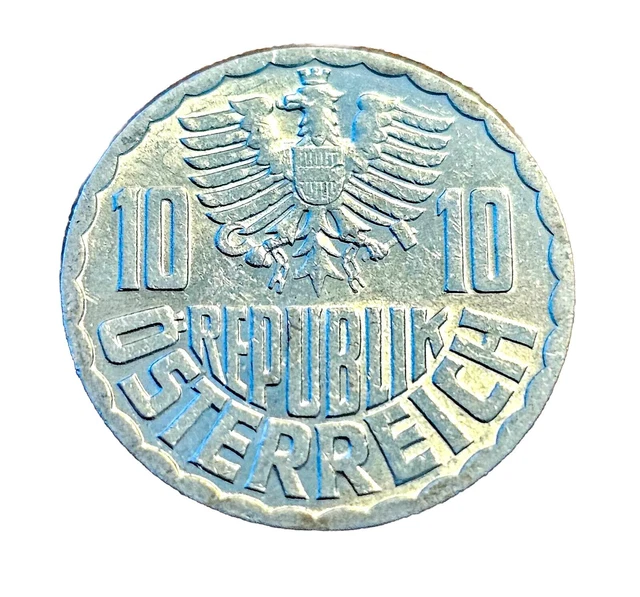 1974 Austria 10 Groschen Coin KM#2878 Ungraded