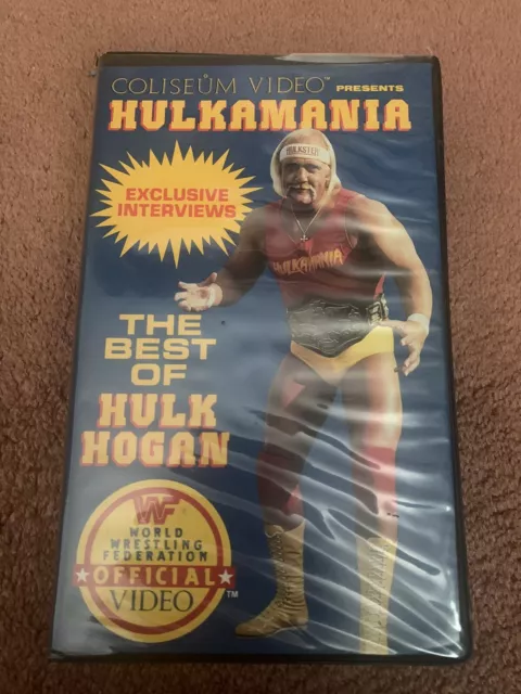 WWF WWE HULKAMANIA WCW NWA Coliseum Video VHS AEW Iron Sheik Hulk Hogan ...