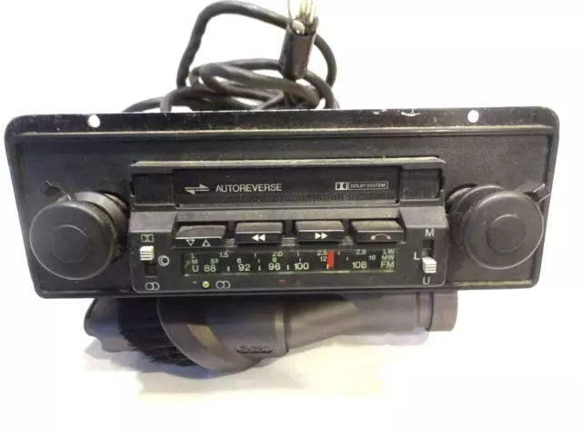 Oldtimer Autoradio mit Kassette Kassettenradio Blaupunkt New York Stero CR 455