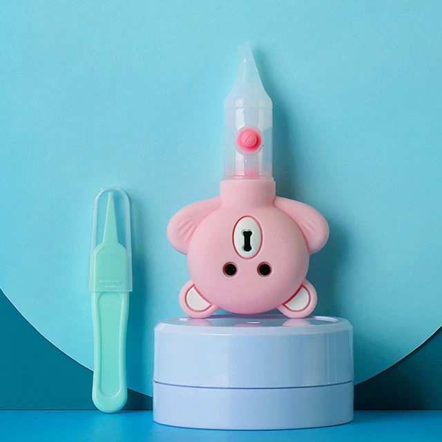 1 Set Baby Nasal Aspirator Cartoon Shape Easy Cleaning Baby Nasal Aspirator Tool