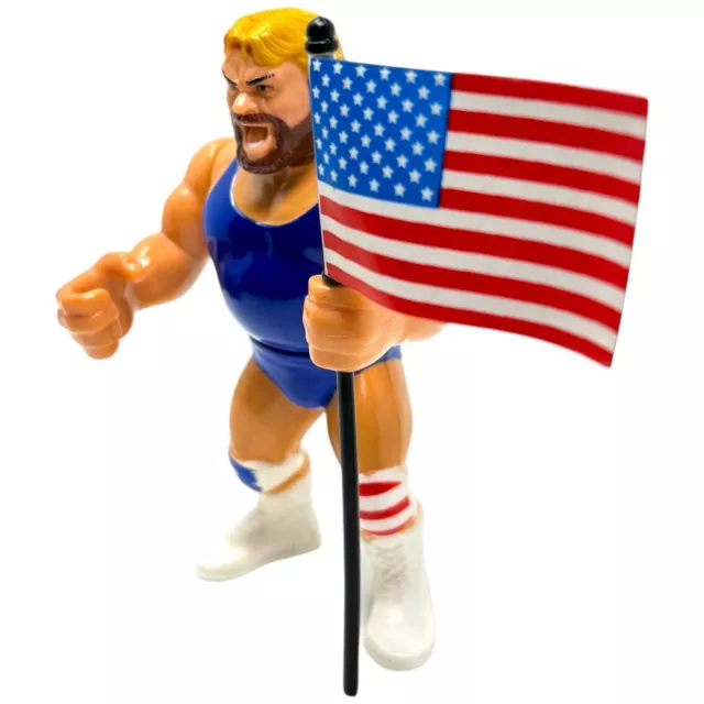 JIM DUGGAN 1990er Serie 9 Near Mint HASBRO WWF Hacksaw USA WWE - INKgrafiX A233 3