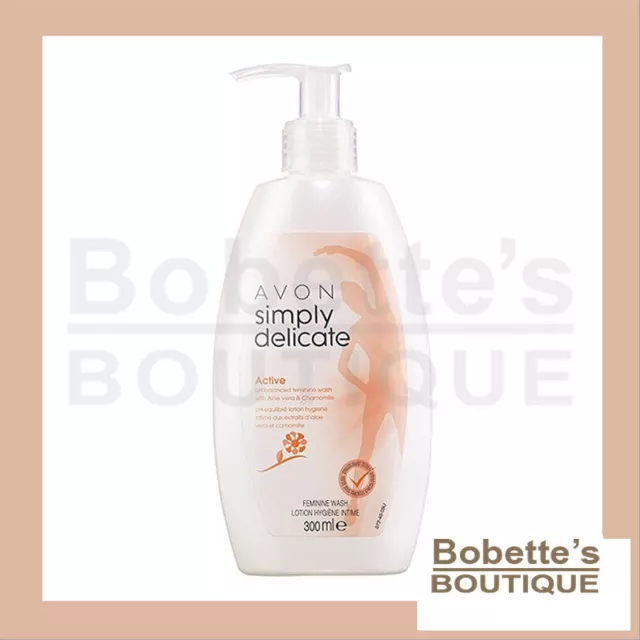 SIMPLY DELICATE AVON Gel de Toilette Intime FRAICHEUR Aloé Vera & Camomille