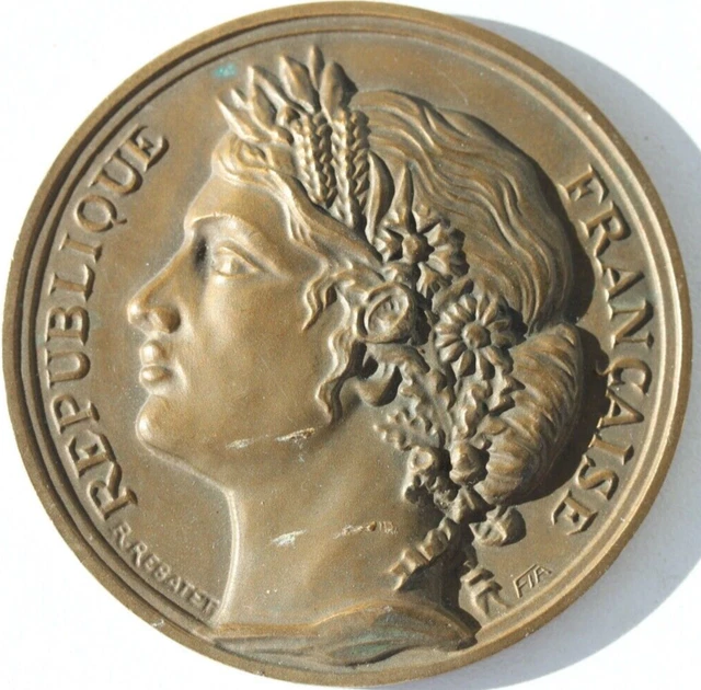 France, Médaille, Marianne - O.Roty