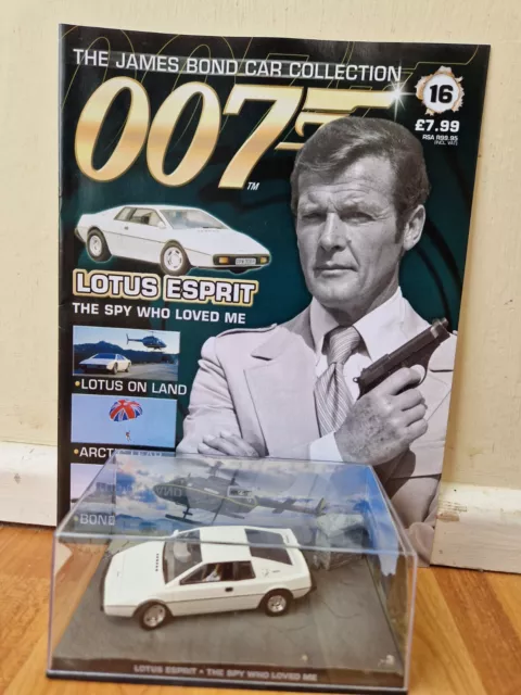 1/43 James Bond 007 Car Collection - Lotus Esprit The Spy Who Loved Me + Mag #16