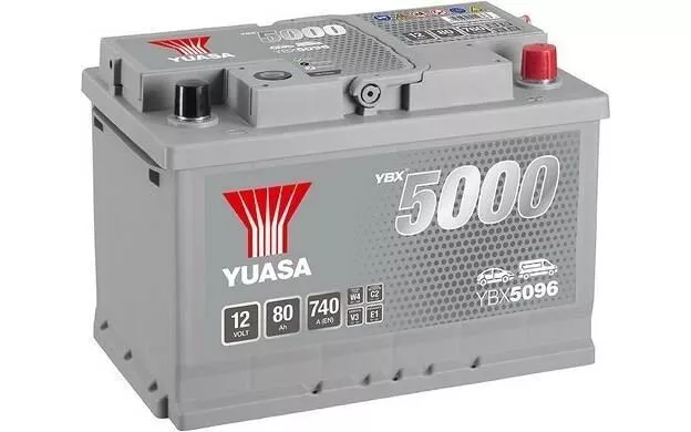 YUASA Batterie de voiture 80Ah/740A pour NISSAN NP300 MERCEDES-BENZ T1 YBX5096