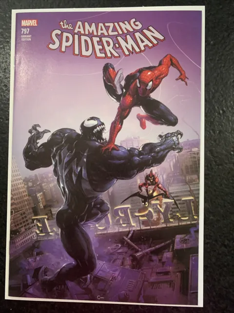 Amazing Spider-Man  #797 Clayton Crain Variant Red Goblin Venom 2018