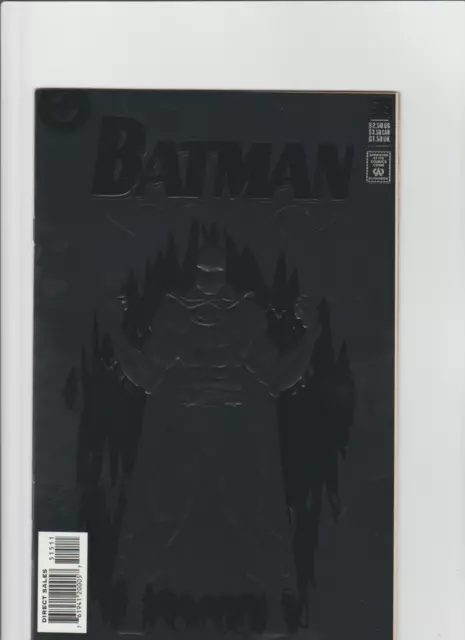 Batman #515 Black Embossed Variant, High-grade! DC Comics (1995) 9.2 NM