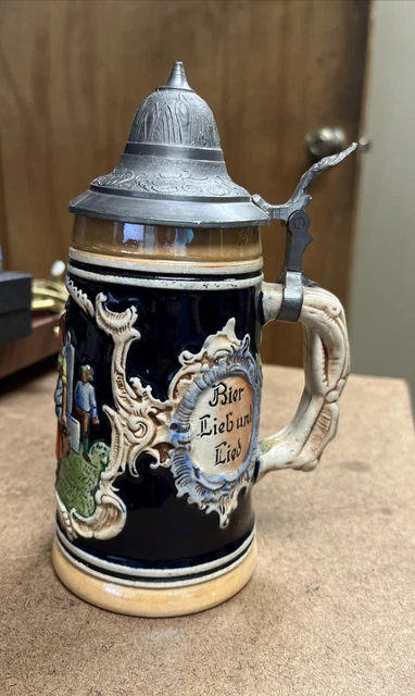 German Beer Stein Western Germany 1.5 Lt