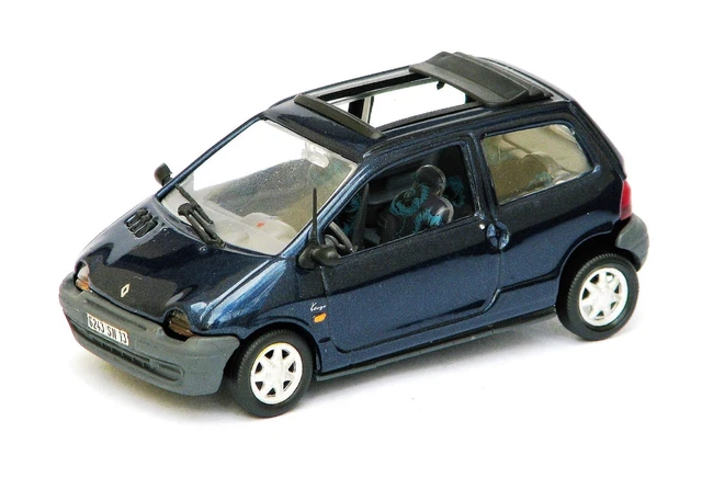 Miniature Renault Twingo 1/43 Découvrable - Coloris Bordeaux - Solido - Occasion