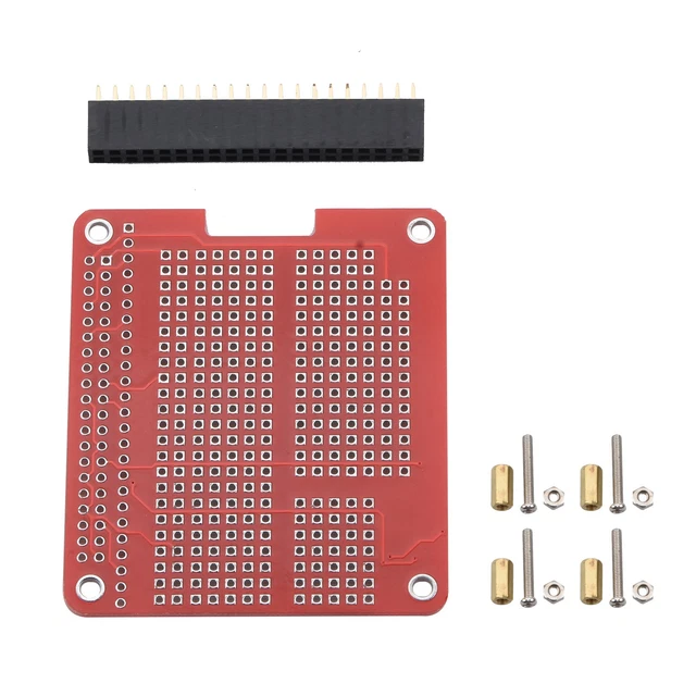40-PIN GPIO EXTENSION Board DIY Proto HAT Shield For Raspberry Pi 3B/3B ...